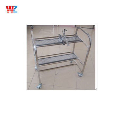 1x0.9x0.8m SMT-Fütterwagen FUJI XP-Fütterwagen Silberfarbe für die Lagerung