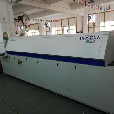 Heller 1809EXL PCB SMT Rückfluss-Ofen 9 Zonen SMT Rückfluss-Lötmaschine