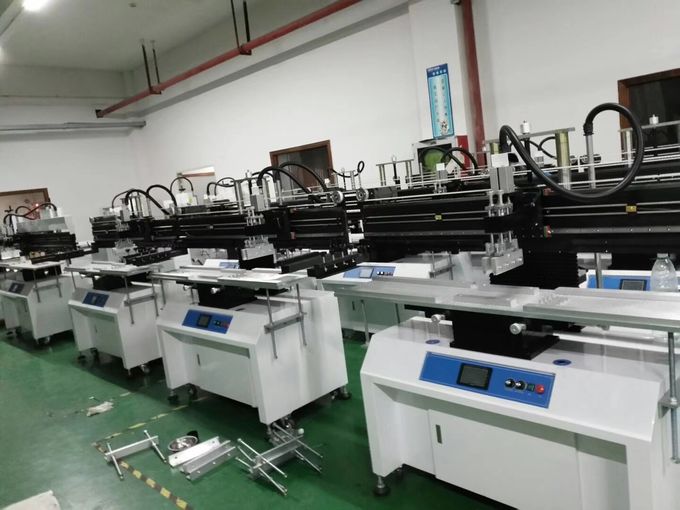 Automatische Siebdruck-Maschine SMTs 100W 6kg/Cm halb 3