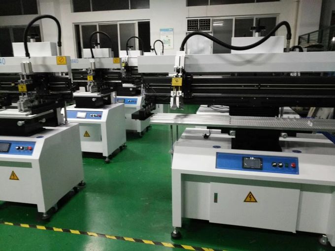 Automatische Siebdruck-Maschine SMTs 100W 6kg/Cm halb 2